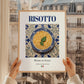 Risotto – Italian Rice Dish, Bistro Wall Art, styled in a charming Paris street view
