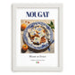 Nougat – Italian Dessert Dish, Restaurant Print, placed in minimal white frame