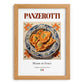 Panzerotti – Italian Dish, Farmhouse Kitchen Poster, set in oak frame