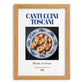 Cantuccini Toscani – Italian Dessert Dish, Tavern Poster, set in oak frame