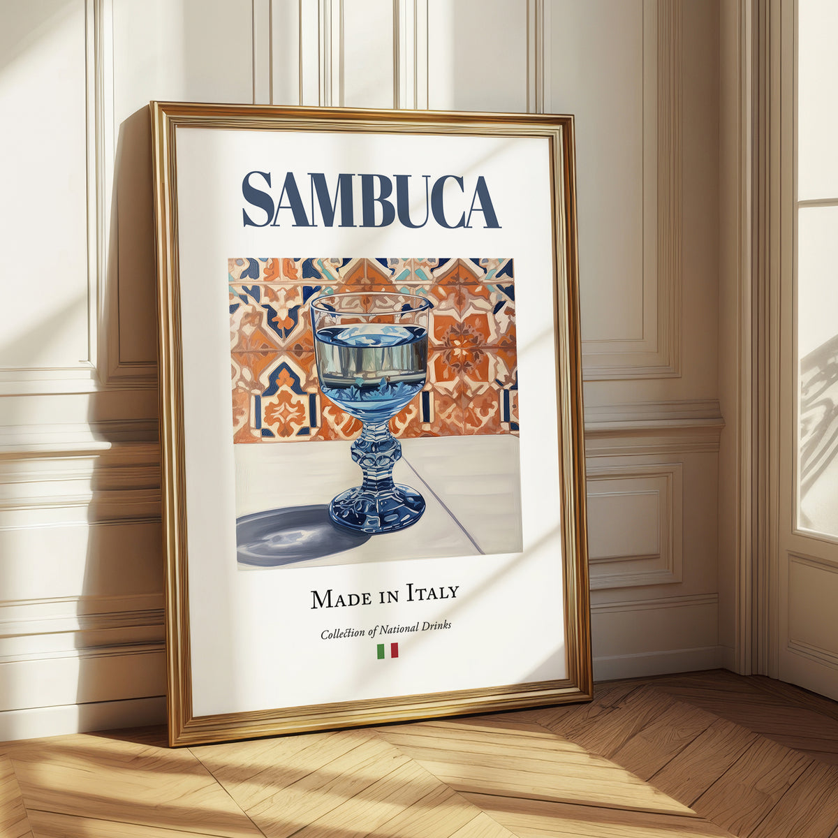 Sambuca – Italian Spirit Drink, Beach Bar Print