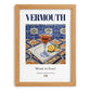 Vermouth – Italian Liqueur Drink, Cocktail Lounge Wall Art, set in oak frame