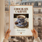 Chocolate caliente – Spanish Beverage Drink, Beach Bar Still Life, styled in a charming Paris street view