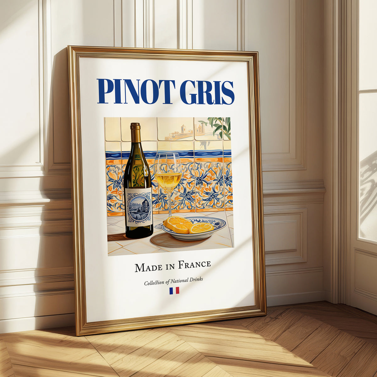 Pinot Gris – French White Wine, Tasting Room Still Life