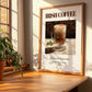 Irish Coffee – Irish Coffee, Street Café Art, no-text version framed in wood