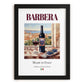 Barbera – Italian Red Wine, Vinoteca Poster, in sleek black frame