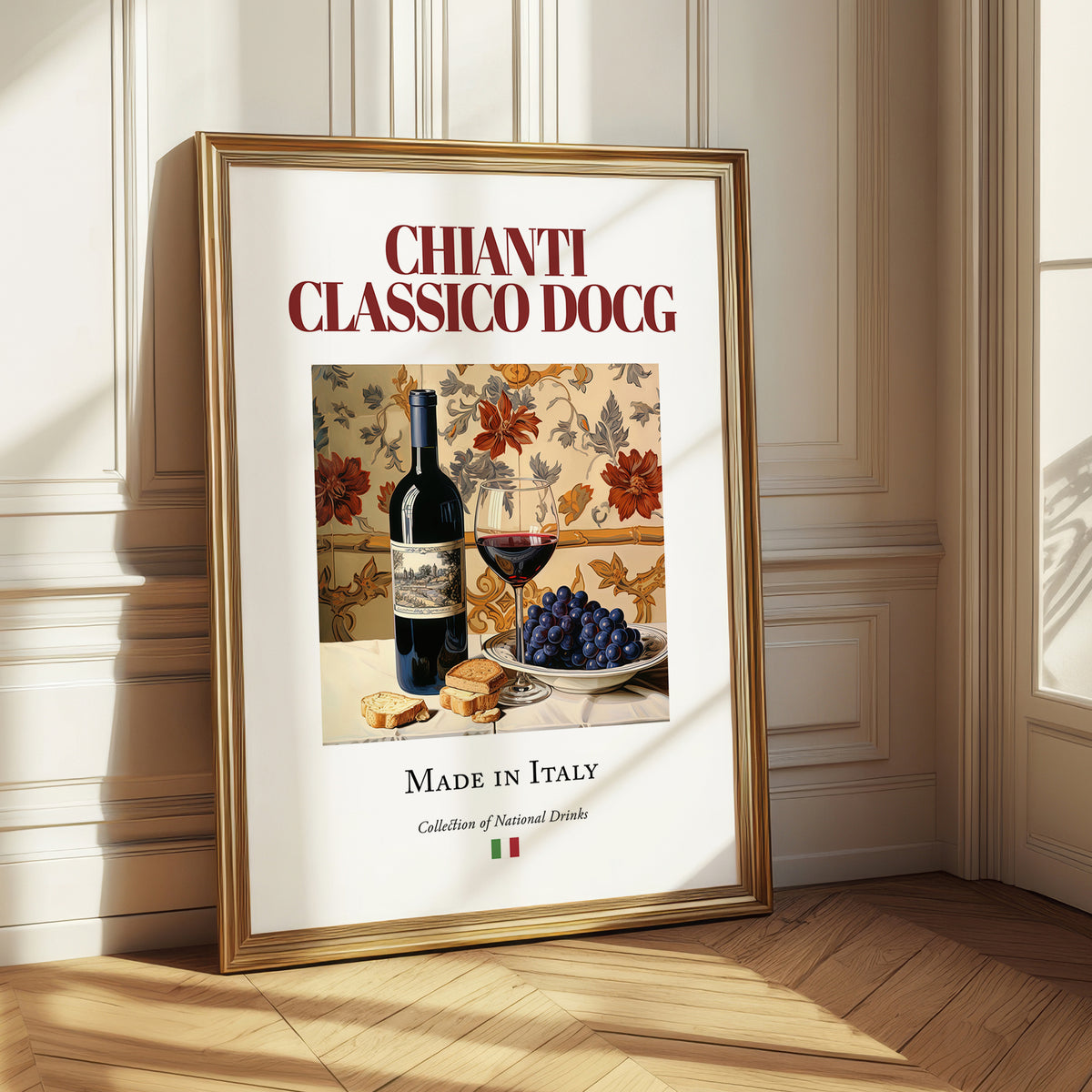 Chianti Classico DOCG – Italian Red Wine, Vinoteca Painting
