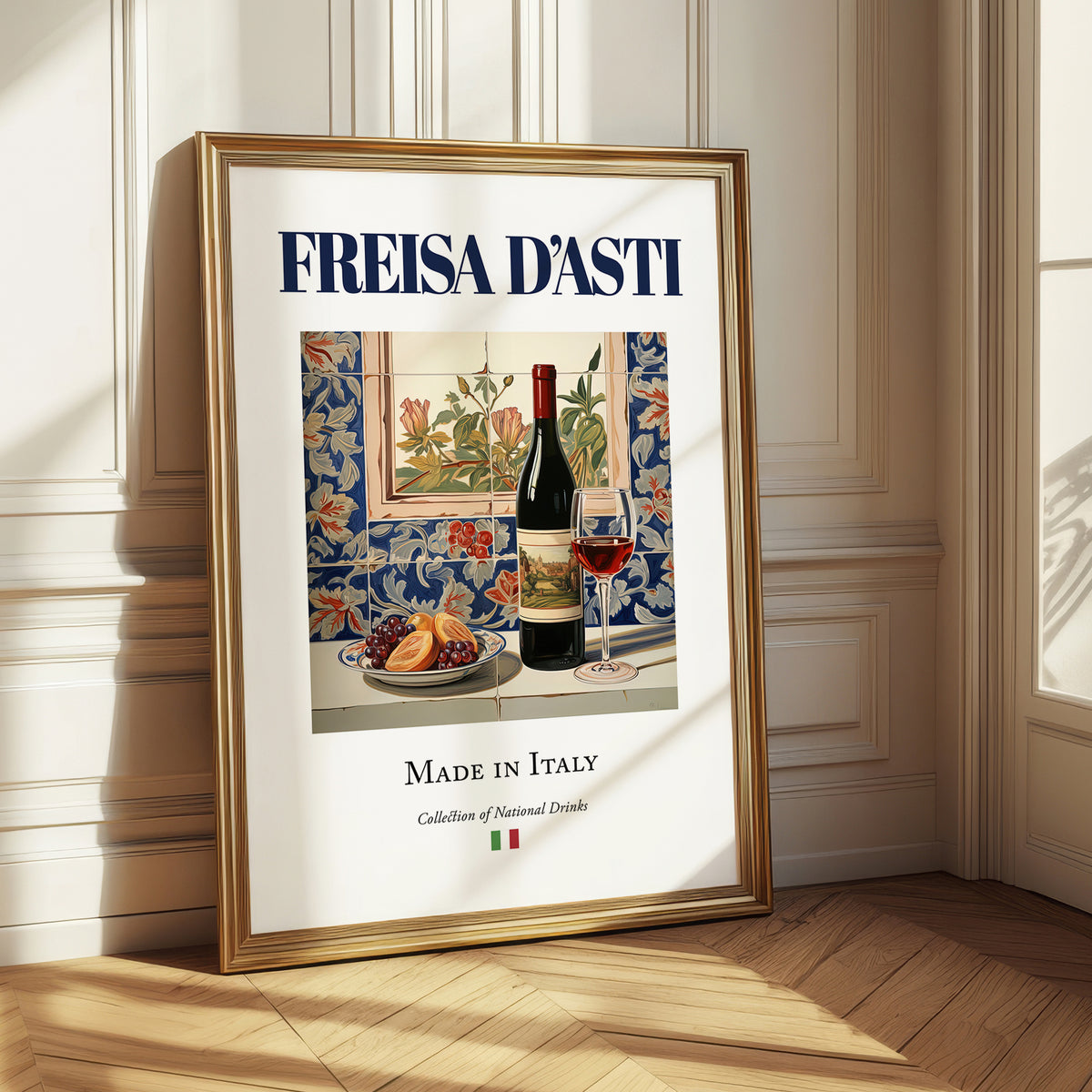 Freisa d’Asti – Italian Red Wine, Tasting Room Poster