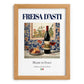 Freisa d’Asti – Italian Red Wine, Tasting Room Poster, set in oak frame