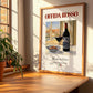 Offida Rosso – Italian Red Wine, Wine Bar Painting, no-text version framed in wood