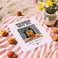 Maghrebi Mint Tea – Moroccan Tea, Tea Lounge Poster, unframed on coastal sand