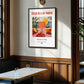 Tequila Sunrise – American Cocktail Drink, Rooftop Terrace Poster, clean layout with no caption
