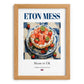 Eton Mess – English Dessert Dish, Food Bar Still Life, set in oak frame