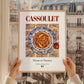 Cassoulet – French Stew Dish, Restaurant Print, styled in a charming Paris street view