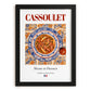 Cassoulet – French Stew Dish, Restaurant Print, in sleek black frame