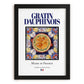 Gratin Dauphinois – French Dish, Fine Dining Restaurant Poster, in sleek black frame