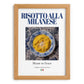 Risotto alla Milanese – Italian Dish, Café Wall Art, set in oak frame