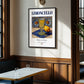 Limoncello – Italian Liqueur Drink, Cocktail Lounge Poster, clean layout with no caption