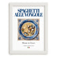 Spaghetti alle Vongole – Italian Pasta, Restaurant Still Life, placed in minimal white frame