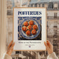 Poffertjes – Dutch Dessert Dish, Bistro Poster, styled in a charming Paris street view
