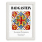 Bad Gastein, Austria – World Travel Art, placed in minimal white frame