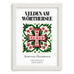 Velden Am Wörthersee, Austria – National Pride Wall Decor, placed in minimal white frame