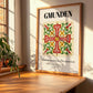 Gmunden, Austria – Travel Poster, clean layout with no caption