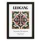 Leogang, Austria – Cultural Heritage Wall Art, in sleek black frame