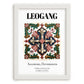 Leogang, Austria – Cultural Heritage Wall Art, placed in minimal white frame