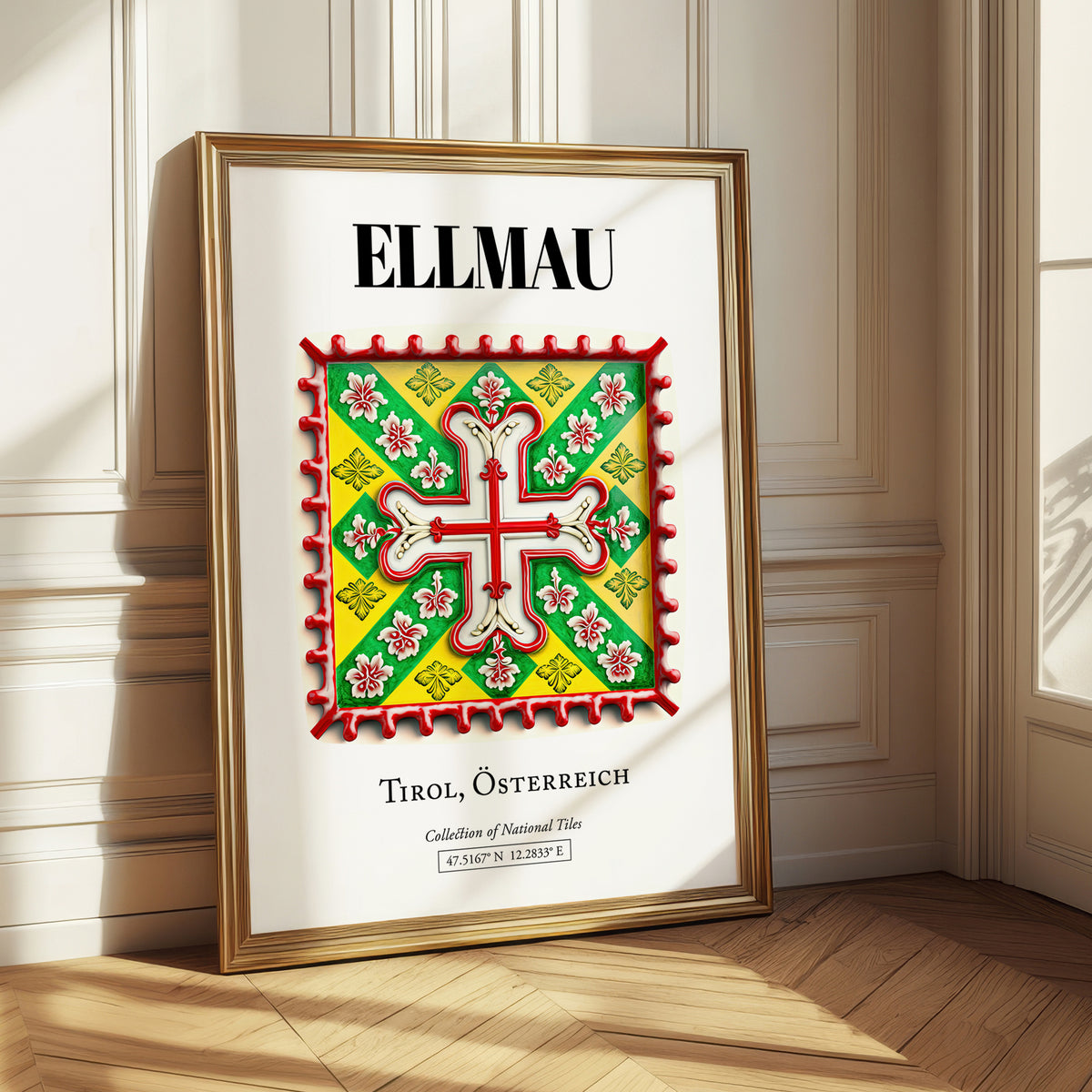 Ellmau, Austria – Travel Wall Art, styled in a charming Paris street view