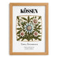 Kössen, Austria – Retro Travel Poster, set in oak frame