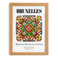 Brussels, Belgique – Travel Memories Wall Print, set in oak frame