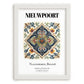 Nieuwpoort, Belgium – World Travel Art, placed in minimal white frame