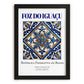 Foz do Iguaçu, Brasil – Travel Poster, in sleek black frame