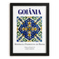 Goiânia, Brasil – Travel Wall Art, in sleek black frame