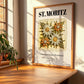 St. Moritz, Switzerland – World Heritage Travel Poster, clean layout with no caption