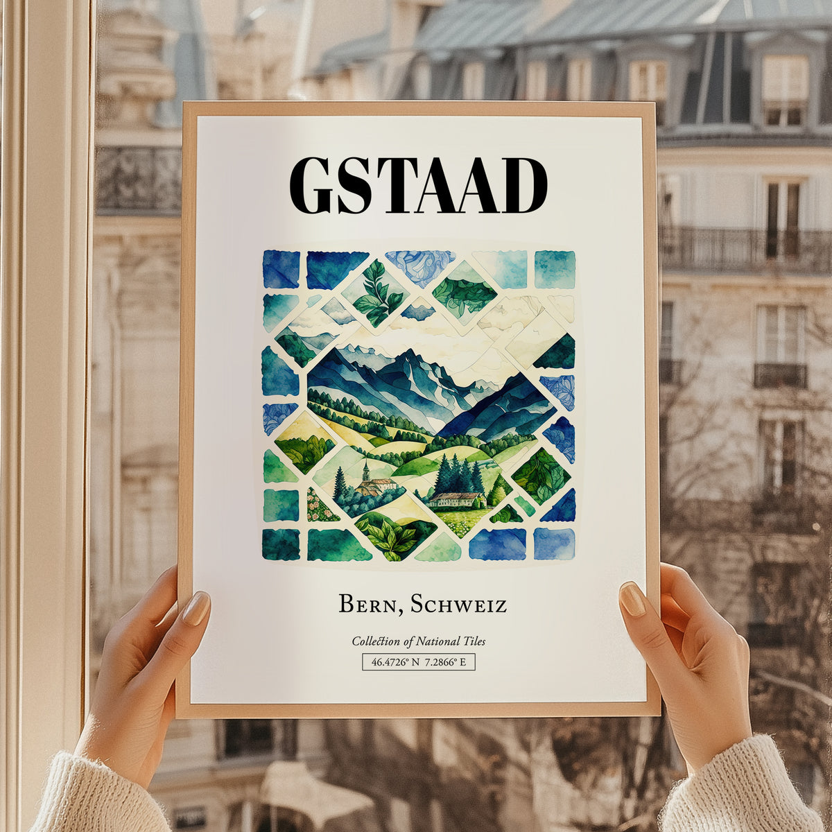 Gstaad, Switzerland – Wanderlust-Inspired Poster