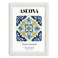 Ascona, Switzerland – Travel Wall Decor, placed in minimal white frame