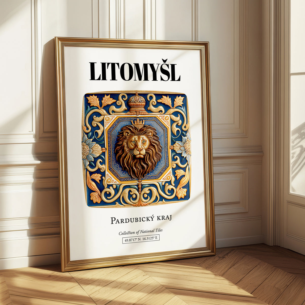 Litomyšl, Czech Republic – Travel Print, styled in a charming Paris street view