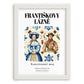 Františkovy Lázně, Czech Republic – Travel Print, placed in minimal white frame