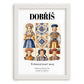 Dobříš, Czech Republic – Travel Print, placed in minimal white frame