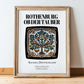 Rothenburg Ob Der Tauber, Germany – Historic Cities Art Print, in wooden frame leaning on the floor