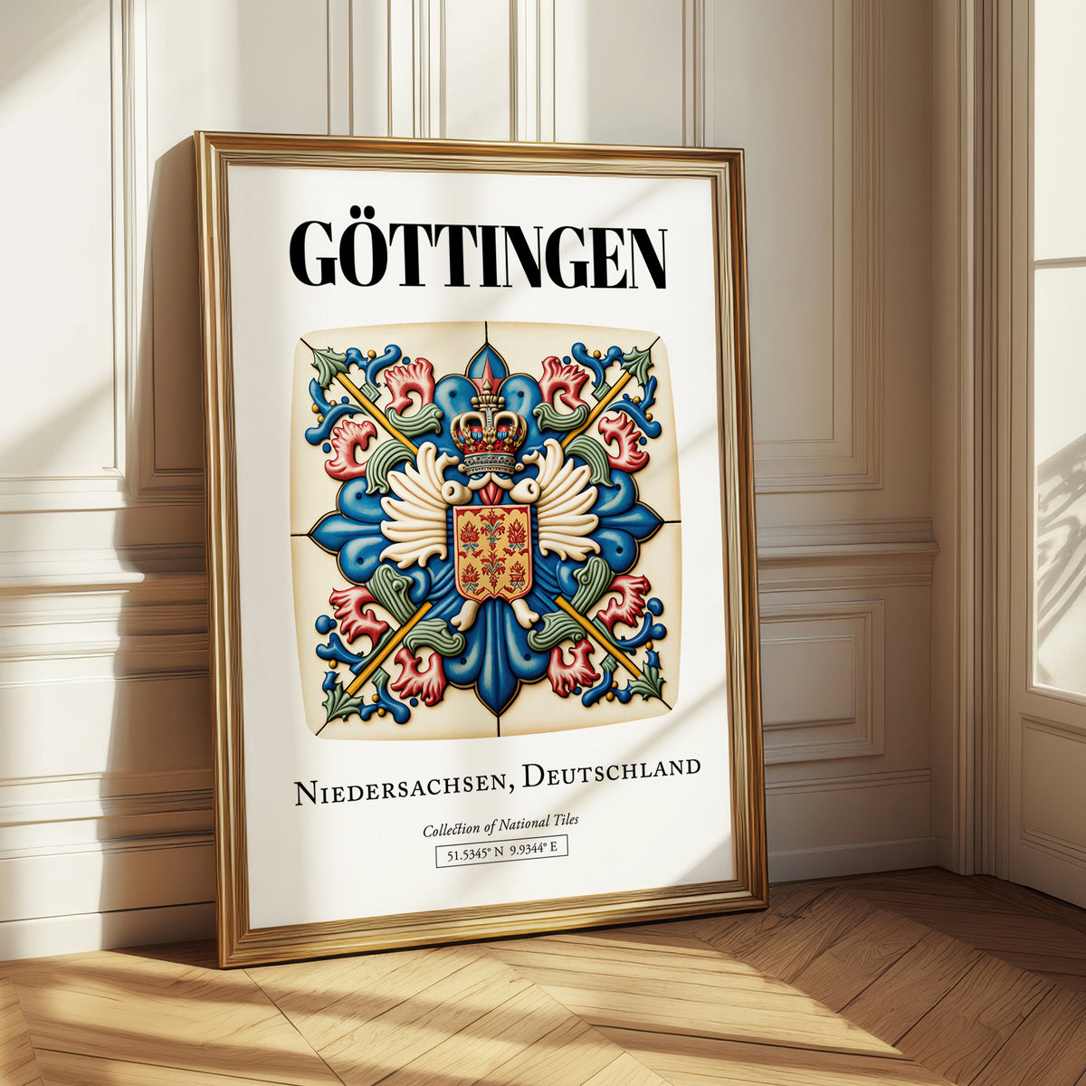 Göttingen, Germany – Travel Wall Decor, styled in a charming Paris street view