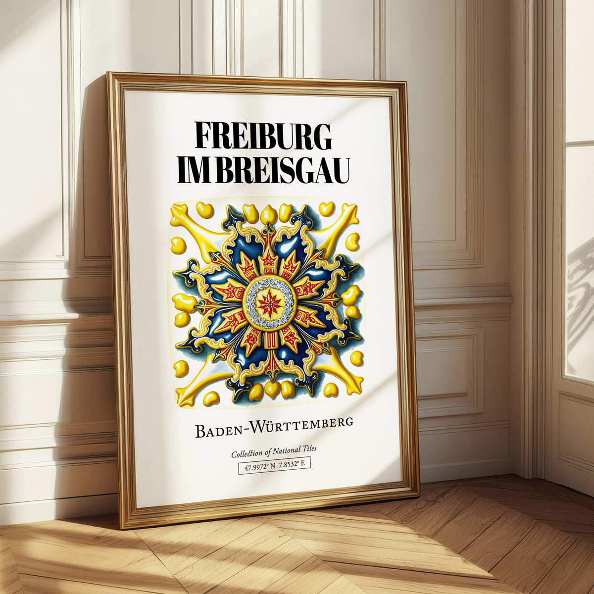 Freiburg Im Breisgau, Germany – Travel Print, styled in a charming Paris street view