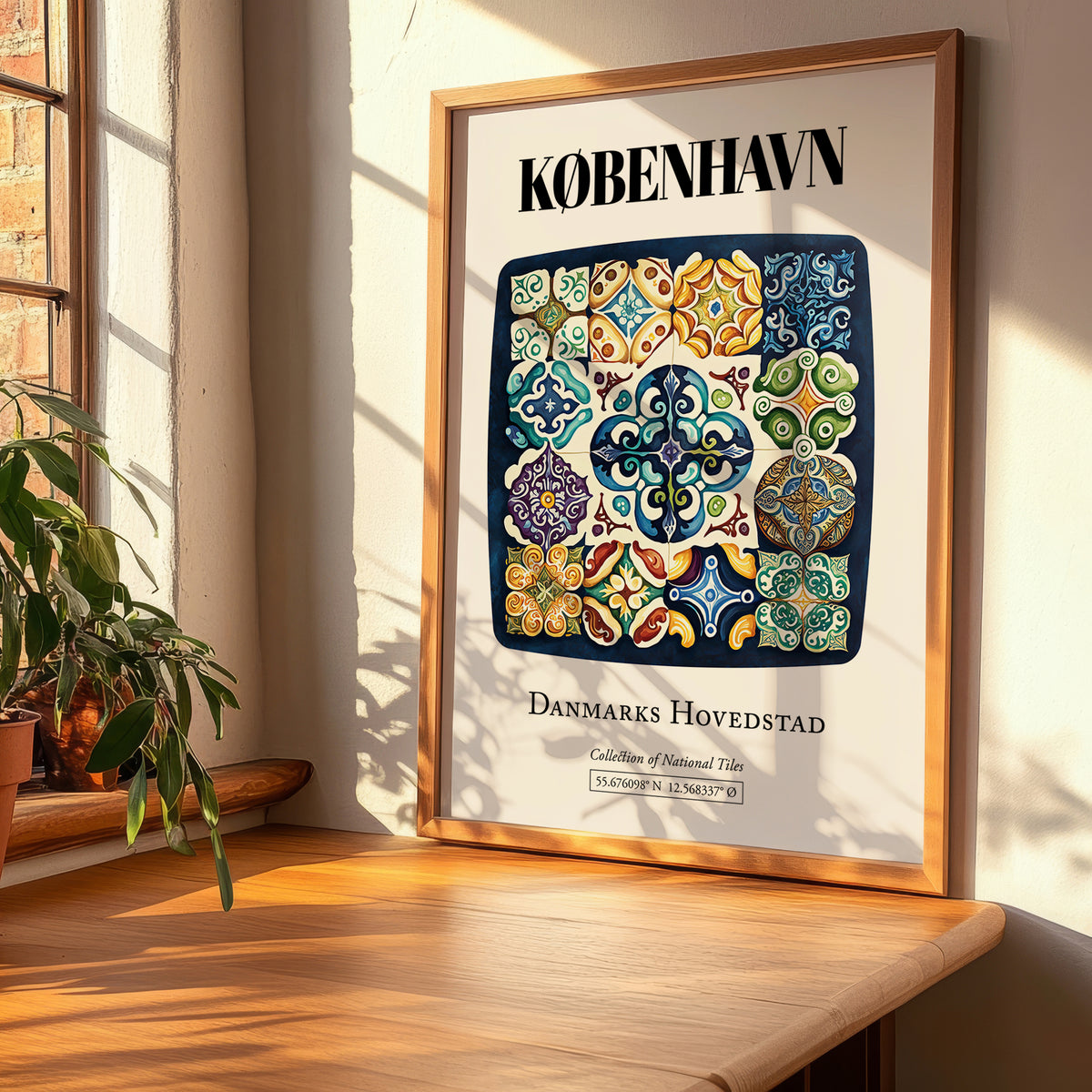 København, Denmark – National Pride Wall Decor, clean layout with no caption