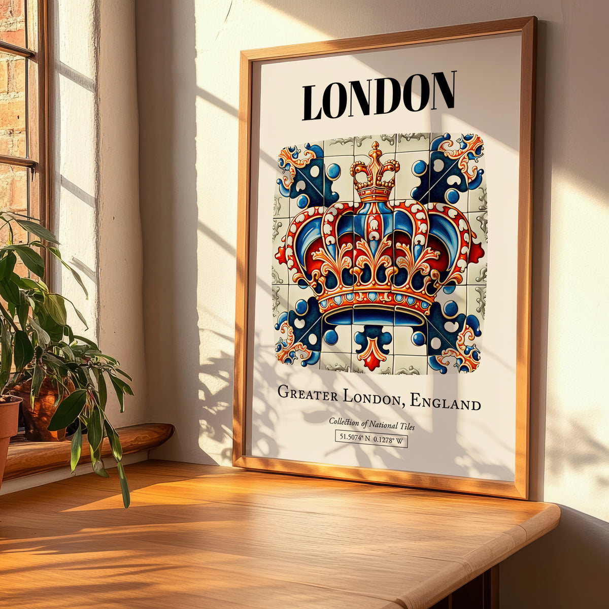 London, England – Travel Wall Decor, clean layout with no caption