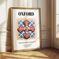Oxford, England – Travel Poster, styled in a charming Paris street view