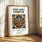 Newcastle Upon Tyne, England – Travel Print, styled in a charming Paris street view