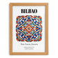 Bilbao, Spain – Travel Memories Wall Print, set in oak frame