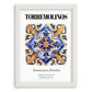 Torremolinos, Spain – Travel Print, placed in minimal white frame